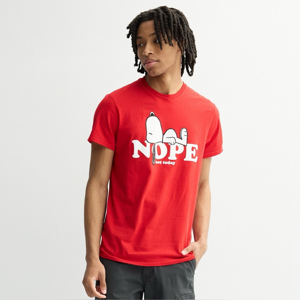 Peanuts Red Snoopy Graphic Tee